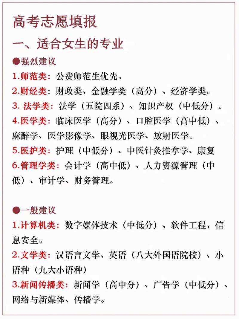 高中有什么專業適合女生-圖1